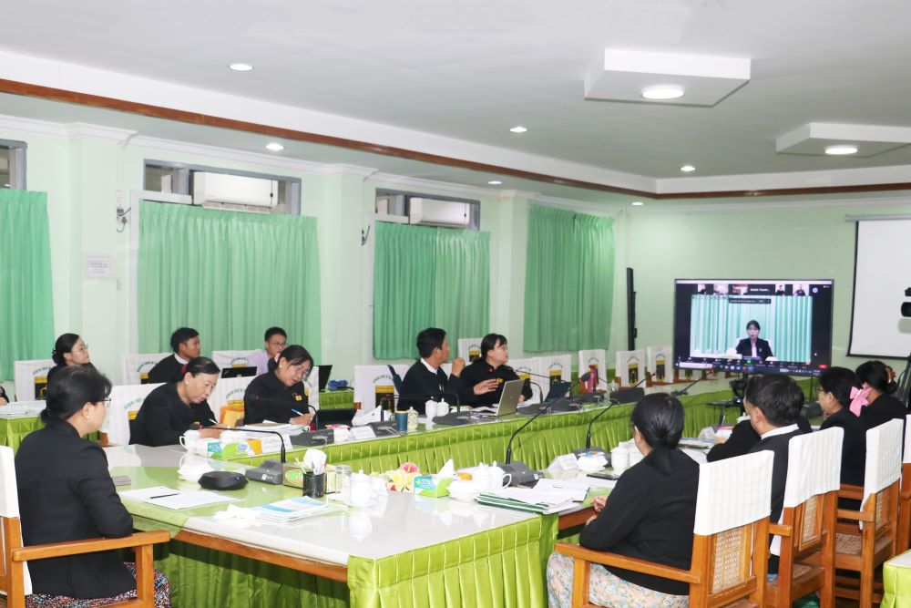 မြို့နယ်အဆင့်တရားသူကြီးများအတွက် မူပိုင်ခွင့်ဥပဒေဆိုင်ရာ အသိပညာပေးဆွေးနွေးပွဲကျင်းပ